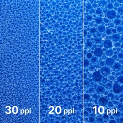 Wiltec Filtermatte Schaumstoff 50 x 50 x 10 cm mittlere Porung 20 ppi für Teichfilter Aquarienfilter Aquarium Filter Außenfilter Wasser