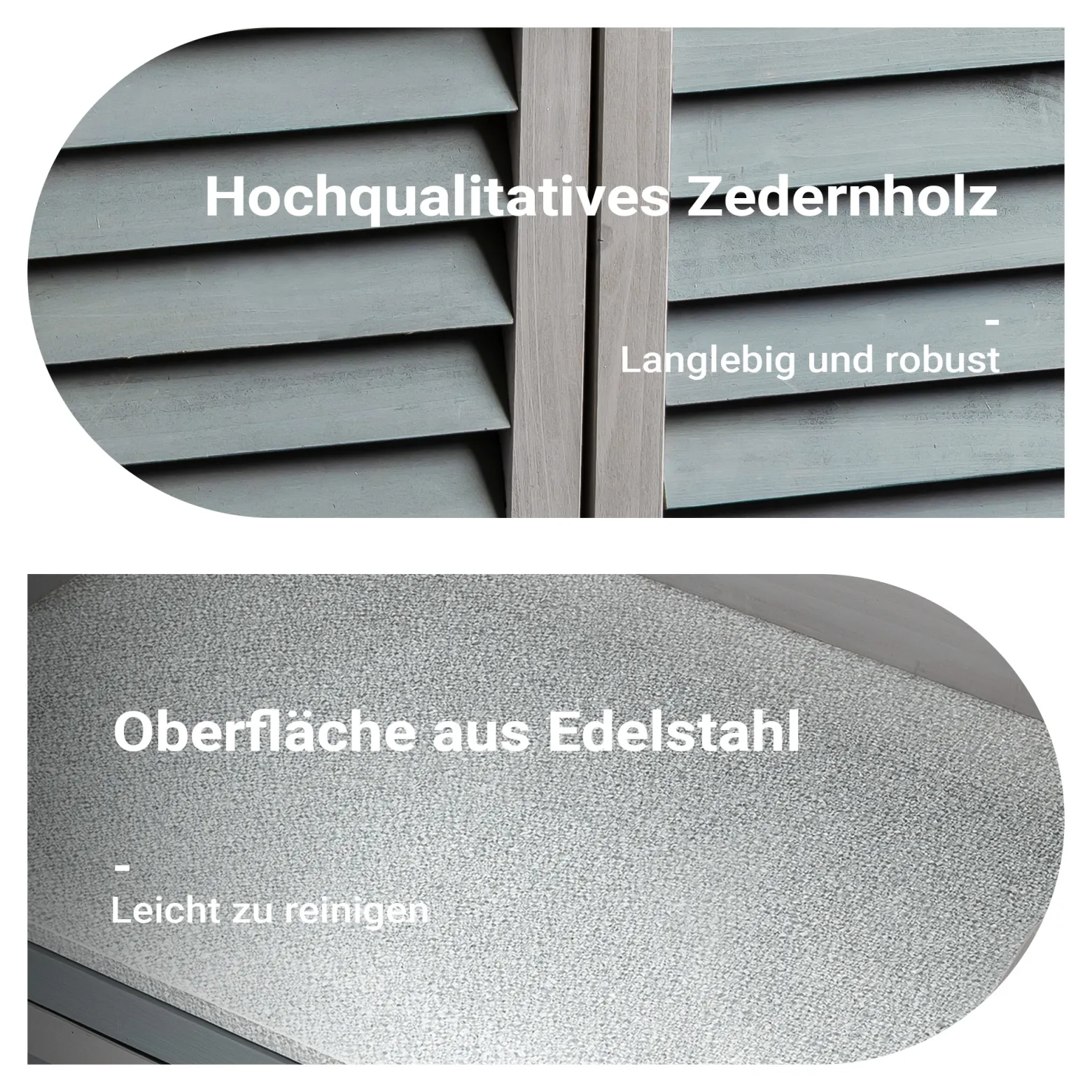 Wiltec Gartentisch mit Unterschrank und Arbeitsplatte, grau, Pflanztisch mit Schutzleisten für Gartenarbeiten, Holzschrank Werkzeugschrank Arbeitstisch für Garten