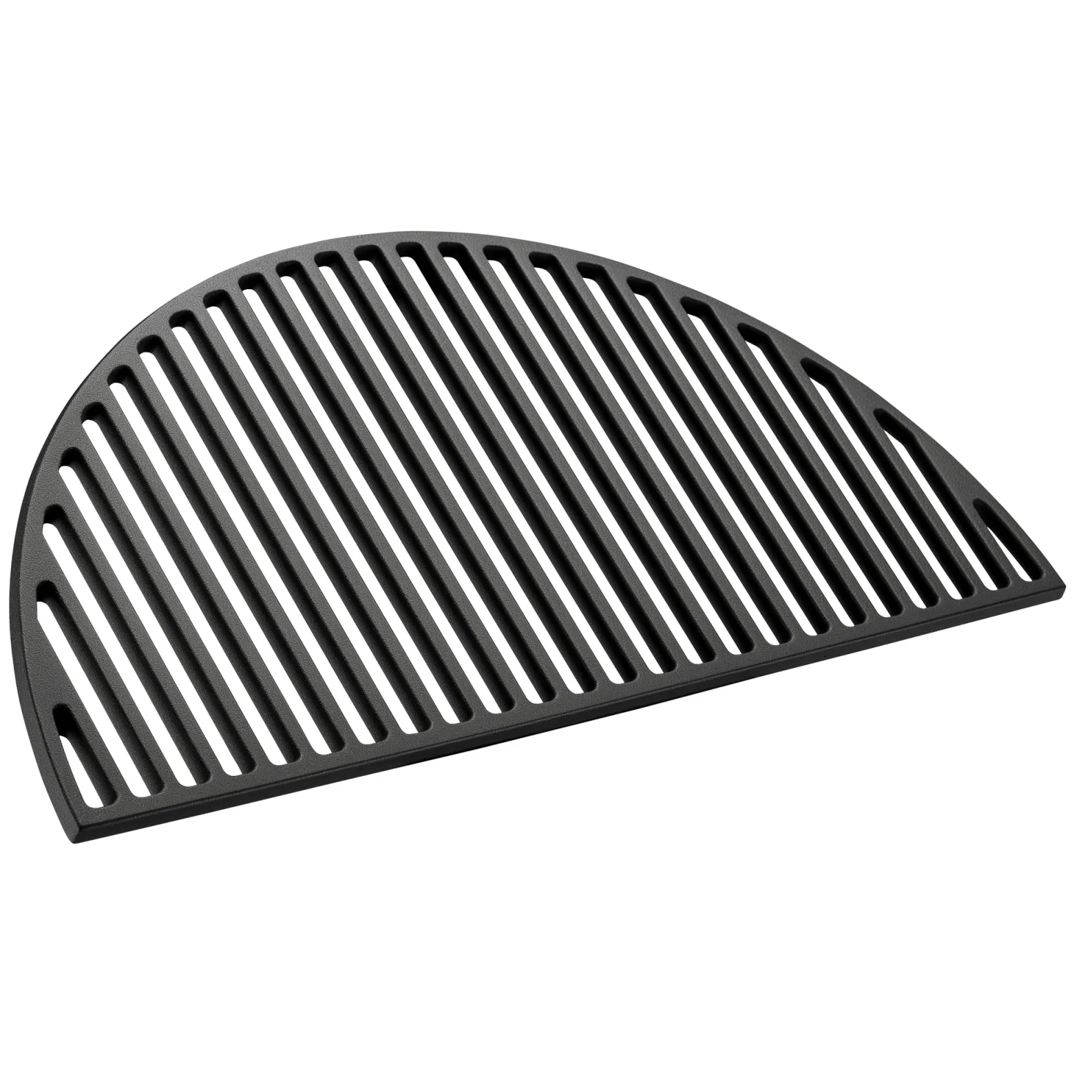 Wiltec Gusseisen Grillrost 46,7 x 22,8 x 0,9 cm, Gussrost für Grill mit guter Hitzespeicherung, Grillgitter für typische Grillstreifen auf Grillgut, Grillzubehör für BBQ