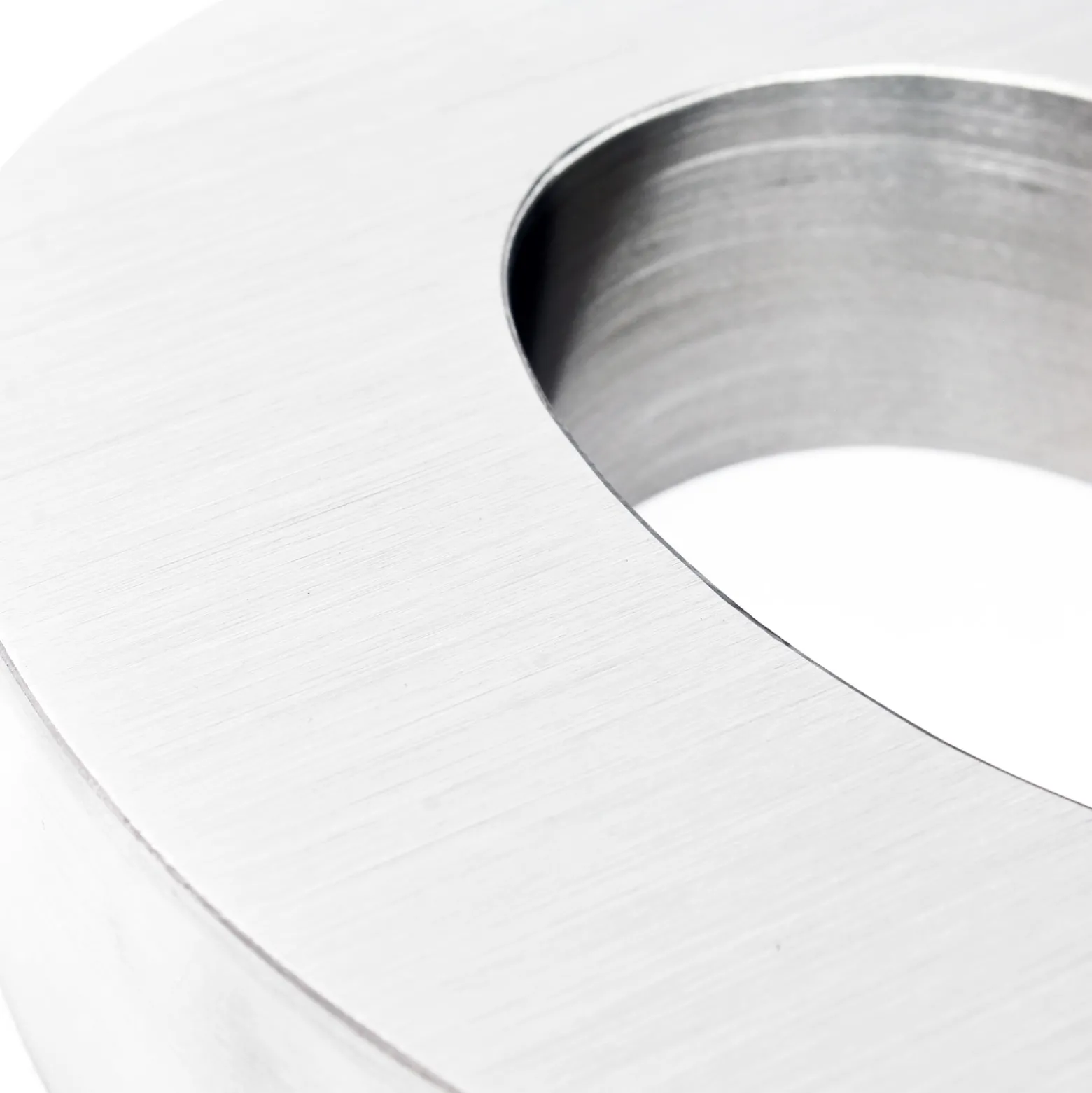 Wiltec Hausnummer 0 silberfarbene Edelstahl Hausnummer in modernem 3D-Design, Höhe 20 cm, Schrift Arial, rostfrei und witterungsbeständig, mit Montagematerial
