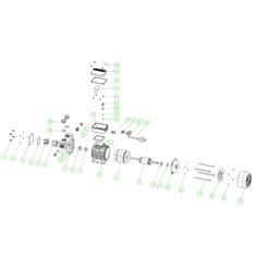 Wiltec Heizöl- und Dieselpumpe 230V 750W 100l/min, Selbstansaugende Umfüllpumpe mit 3 m Ansaughöhe und Rückschlagventil, Absaugpumpe