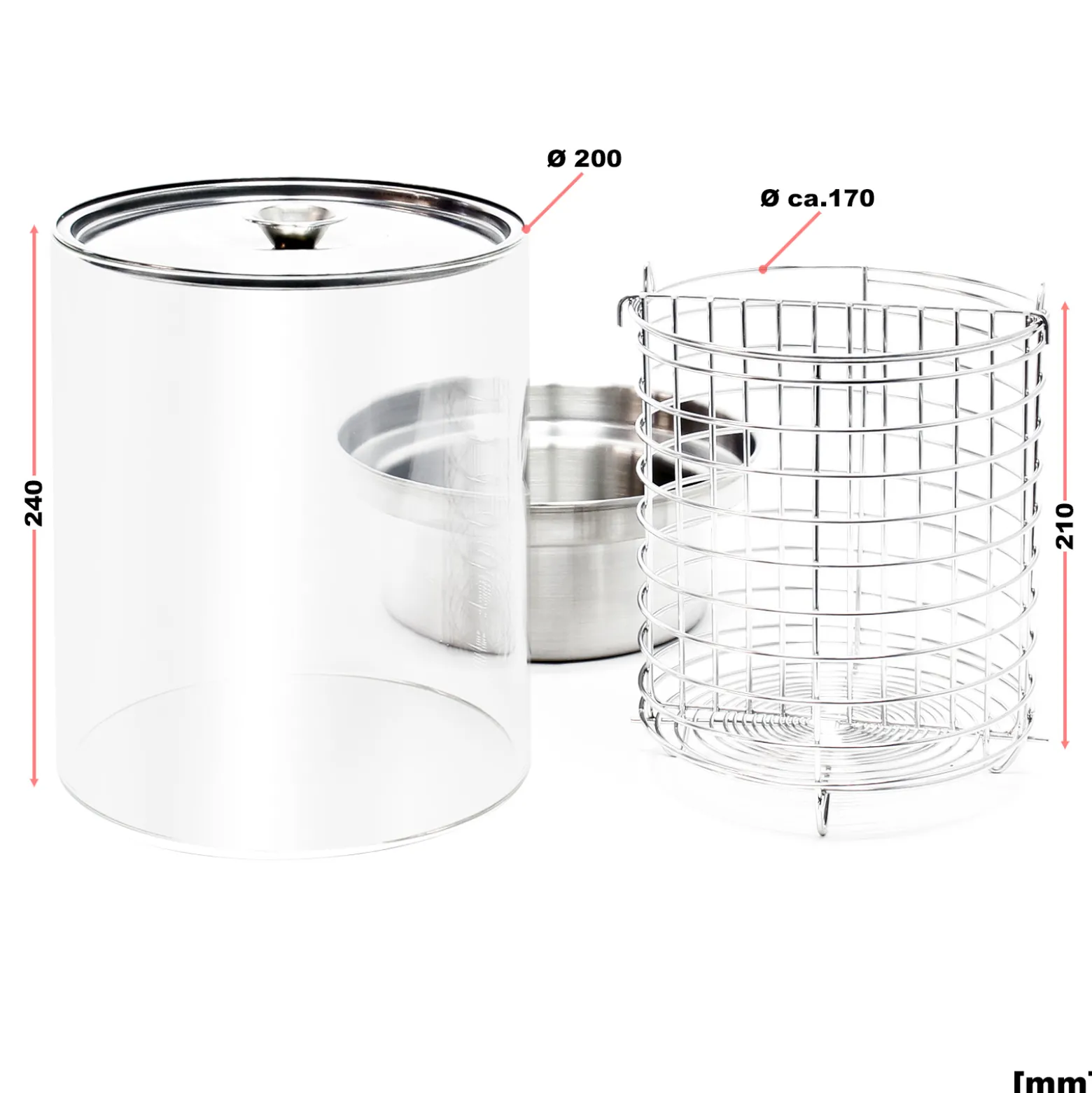 Wiltec Hot Dog Gerät 450 W aus Edelstahl, 260 x 290 x 380 mm, Wurstkocher Würstchenwärmer Hot Dog Maker Eierkocher Dämpfer