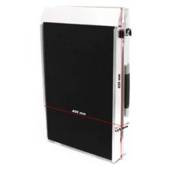 Wiltec Hunderampe faltbar, 122 x 38 cm, geklappt 62 x 40 cm, aus Aluminium, rutschsicher, Traglast bis zu 115 kg, Haustierrampe