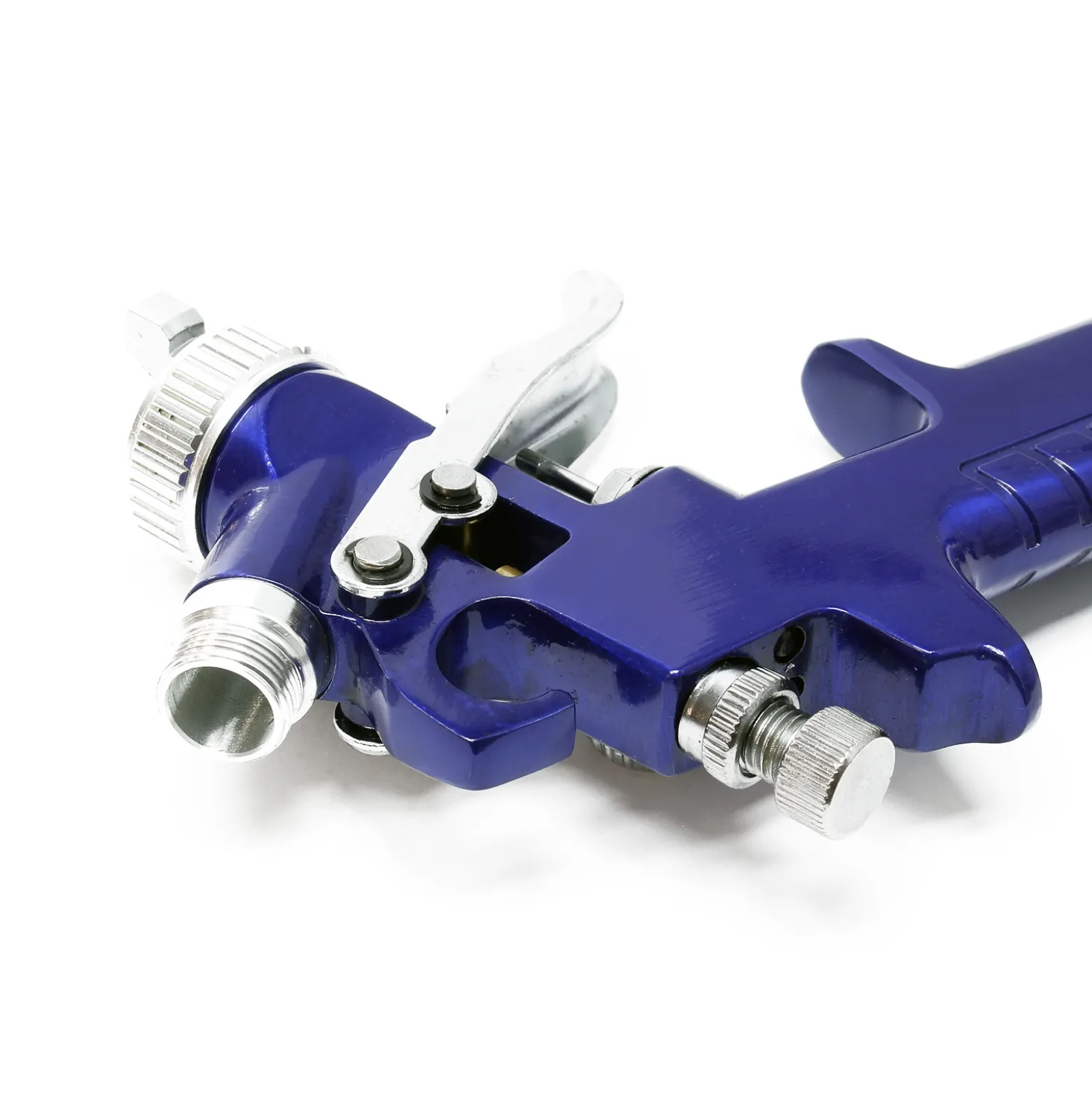 Wiltec HVLP Lackierpistole H2000P, 0,8 mm 0,5 mm Düse, 125 ml Becher, 280 mm Strahlbreite, Spritzpistole Sprühpistole Airbrushpistole