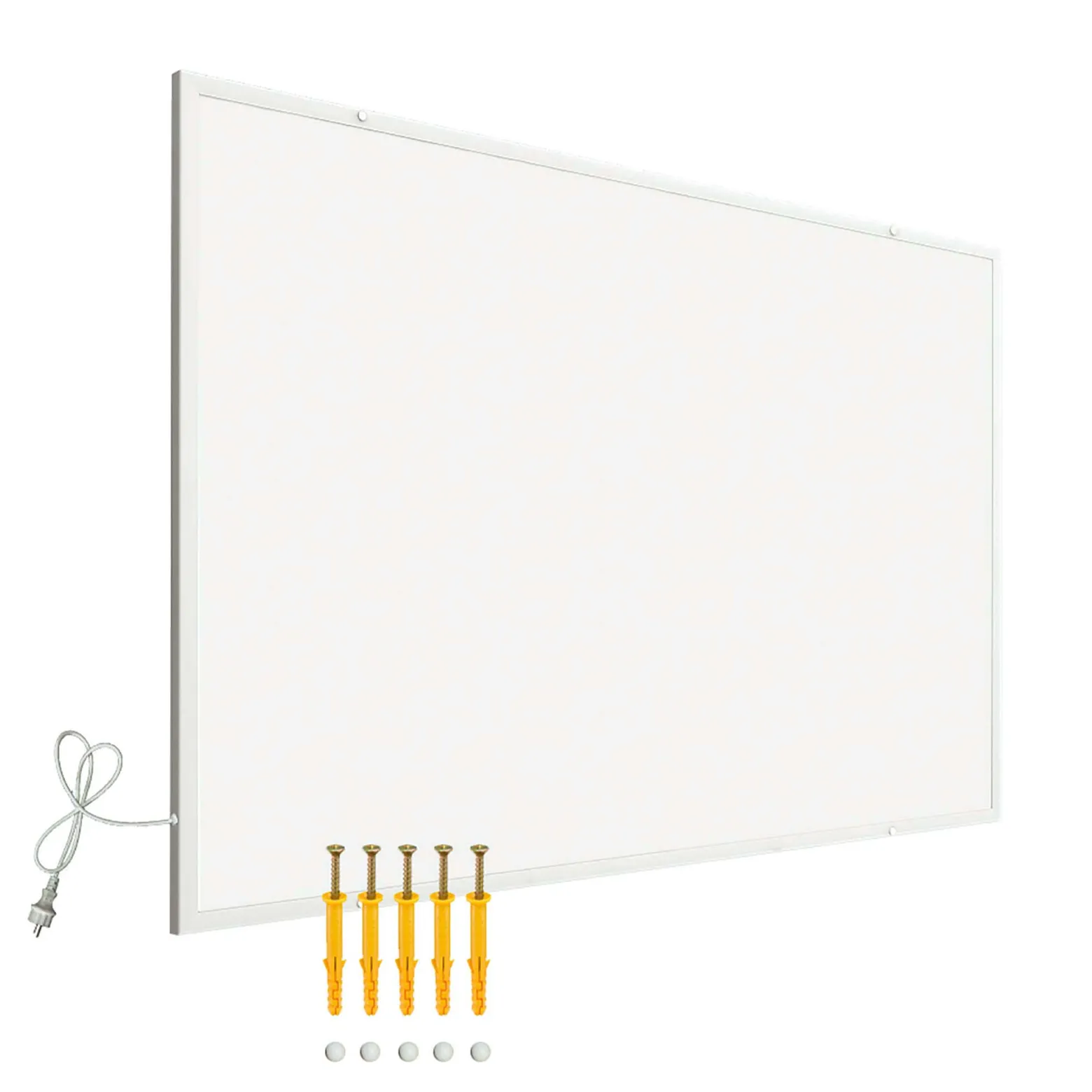 Wiltec Infrarotheizung 520 Watt, energieeffizienter Heizkörper, Wandmontage Elektroheizung, Heizpaneel, IR Heizung