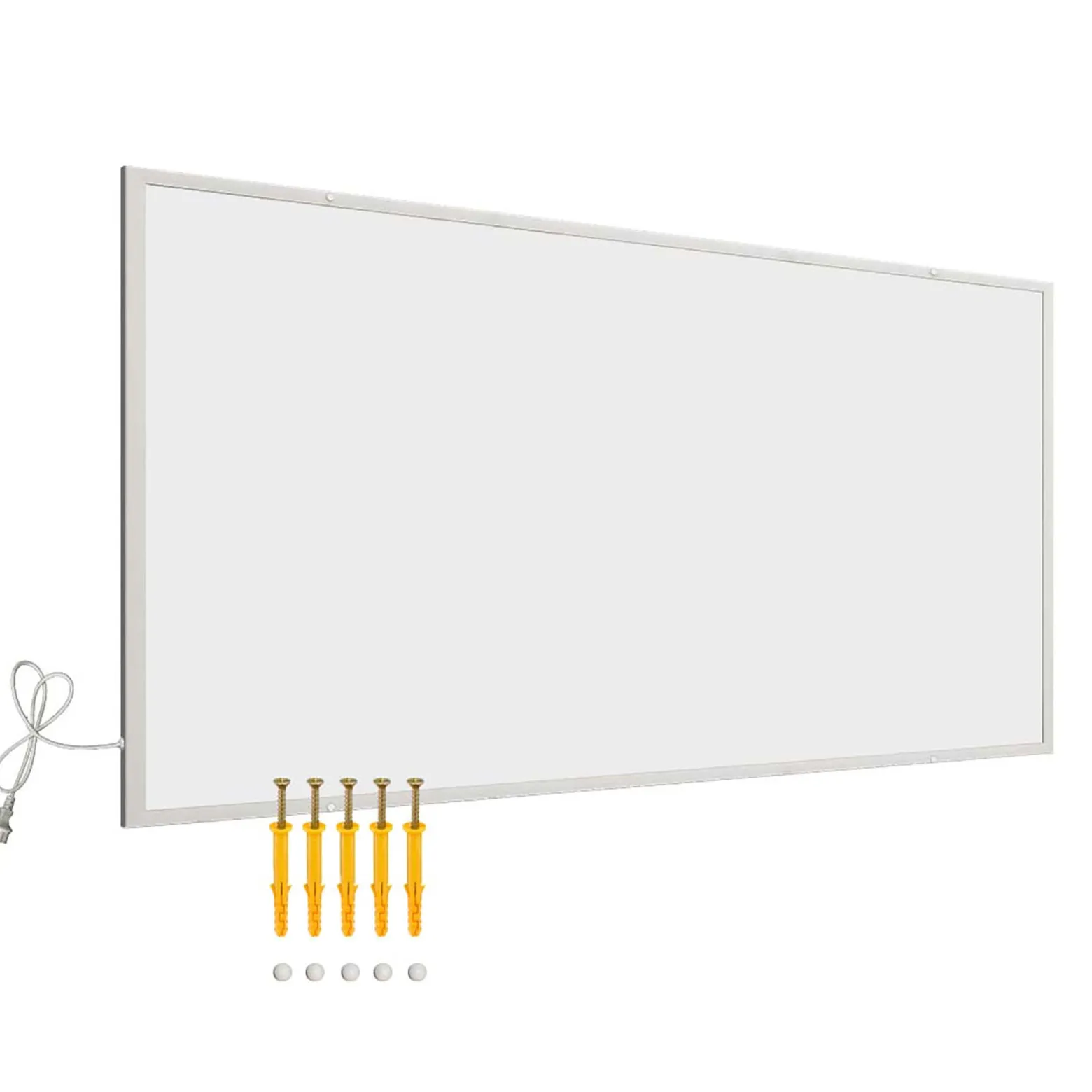 Wiltec Infrarotheizung 1050 Watt, energieeffizienter Heizkörper, Wandmontage Elektroheizung, Heizpaneel, IR Heizung