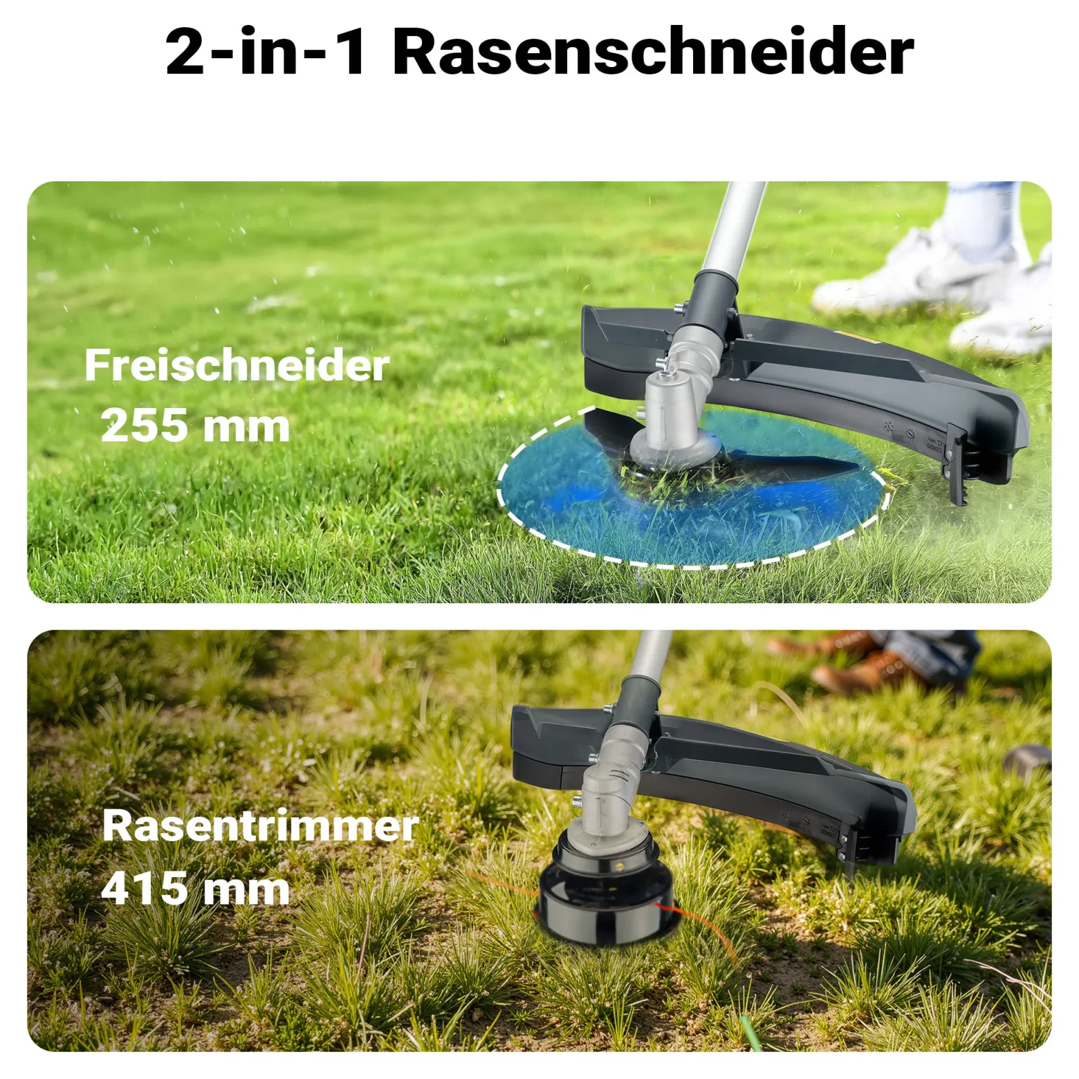 Wiltec 4-in-1 Multifunktionsgerät mit 2-Takt-Motor mit Rucksack, Backpacker Multigartengerät, Multitool Gartenwerkzeug mit u.a. Rasentrimmer