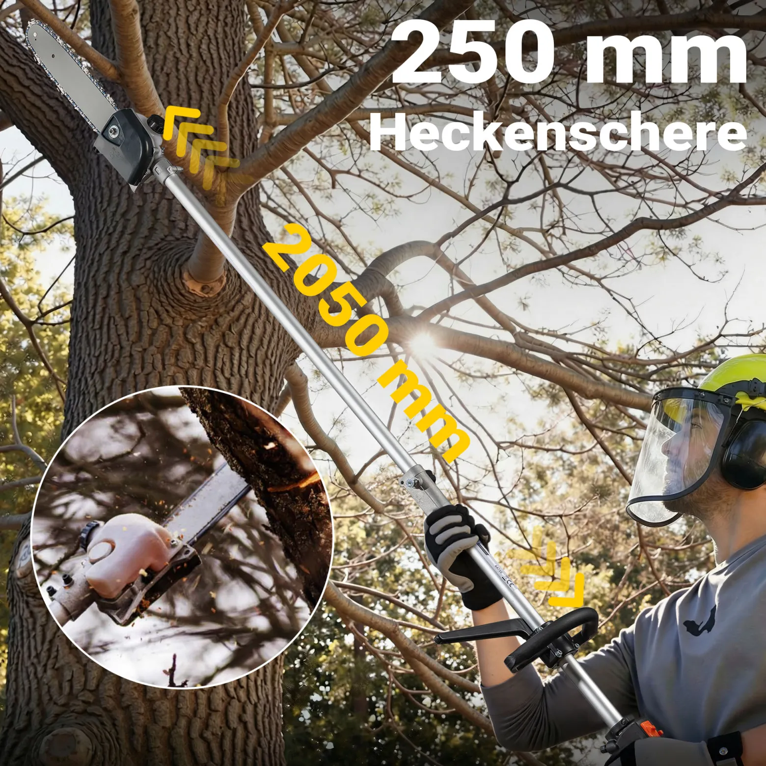 Wiltec 4-in-1 Multifunktionsgerät mit 4-Takt-Motor mit Rucksack, Backpacker Multigartengerät, Multitool Gartenwerkzeug mit u.a. Rasentrimmer