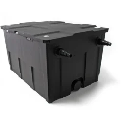 Wiltec Komplettset: CBF-550 Teichfilter bis 60000 L Teichfilteranlage als Durchlauffilter, NEO10000 SuperECO Teichpumpe 10000l/h 80W, CUV-272 Teichklärer UVC Klärer mit 72W, 25m Teichschlauch 25 mm