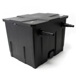 Wiltec Komplettset: CBF-350 Teichfilter bis 12000 L Teichfilteranlage Durchlauffilter, NEO10000 Teichpumpe 10000l/h 80W, CUV-236 Teichklärer 36W, 25m Teichschlauch 25 mm, CSP-250 Skimmer 2500l/h 45W