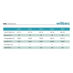 Wiltec Lenkrolle 200mm bis 350kg mit Bremse, Kunststoffrad und Anbauplatte Transportrolle leiser Lauf Möbelrolle Laufrolle Möbel-Lenkrolle