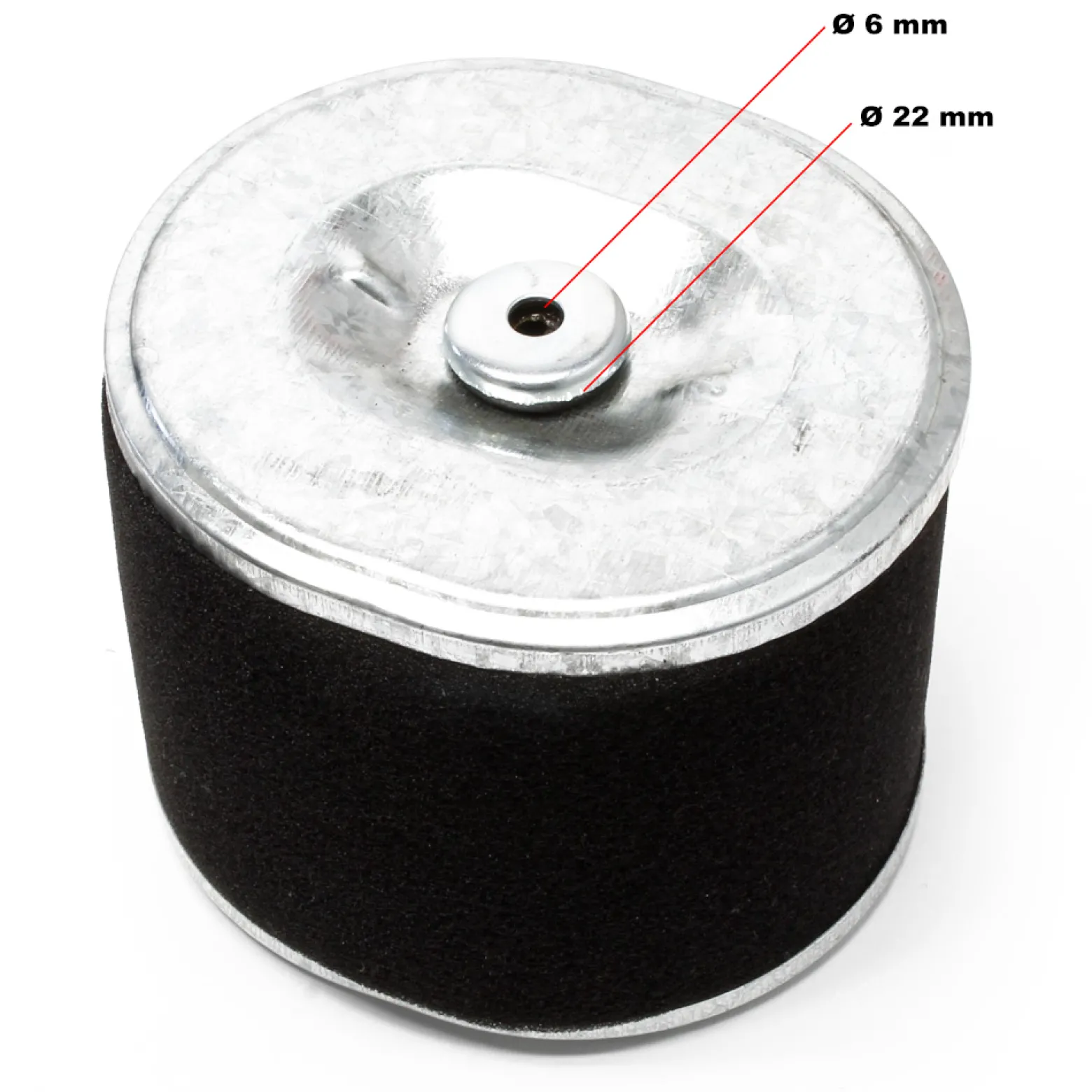 Wiltec Luftfilter und Luftfiltereinsatz für LIFAN 9 PS Motor – Benzinmotor Ersatzteil Luftfilter und Einsatz – Einzylinder für Kleinmaschinen & Karts, 4-Takt Motor & OHV Ventilsteuerung