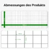 Wiltec Maschendrahtzaun 1 m x 25 m, 1,2 mm Drahtstärke 25x25 mm Maschengröße, Volierendraht 4-Eck aus Stahl verzinkt, Drahtgitter, Vogeldraht