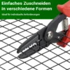 Wiltec Maschendrahtzaun Schwarz 50 cm x 10 m, 0,9 mm Stärke 12x12 mm Maschengröße, Volierendraht 4-Eck aus Stahl verzinkt, Drahtgitter, Vogeldraht