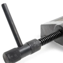 Wiltec Maschinenschraubstock 75 mm Backenbreite, Schraubstock für Werkstatt, Bohrmaschinenschraubstock als Spannwerkzeug