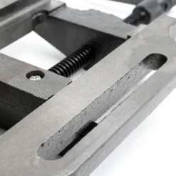 Wiltec Maschinenschraubstock 75 mm Backenbreite, Schraubstock für Werkstatt, Bohrmaschinenschraubstock als Spannwerkzeug
