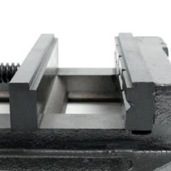 Wiltec Maschinenschraubstock 200 mm Backenbreite, Schraubstock für Werkstatt, Bohrmaschinenschraubstock als Spannwerkzeug