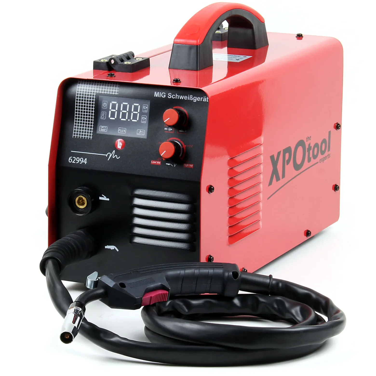 Wiltec MIG Schweißgerät IGBT Inverter für MIG/MMA Schweißen für Fülldraht und Elektroden geeignet, Elektroden Schweißgerät