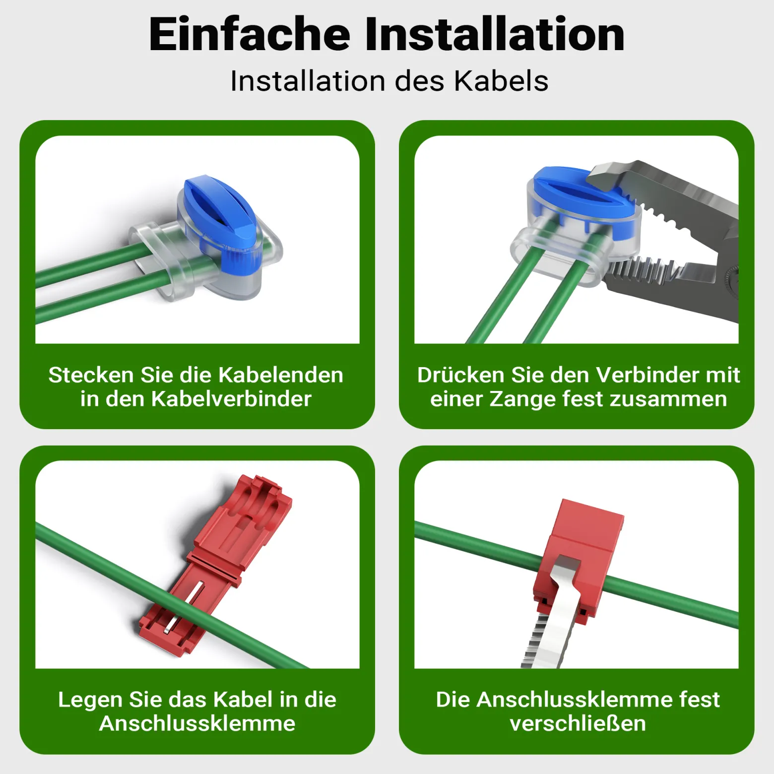 Wiltec 100 m Mähroboter Begrenzungskabel Ø 2,7 mm TCCA, kupferbeschichteter Aluminiumdraht, Leitkabel für Rasenroboter, Universal Begrenzungsdraht kompatibel mit diversen Rasenmähern