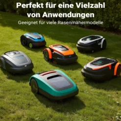 Wiltec 100 m Mähroboter Begrenzungskabel Ø 2,45 mm, verzinnter Kupferdraht, Leitkabel für Rasenroboter, Universal Begrenzungsdraht kompatibel mit diversen Rasenmähern
