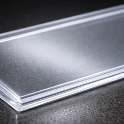 Wiltec Namensschild Abdeckung für Briefkasten mit Stanzmaß 89,4 x 24,5 mm für 92,3 x 28,4 mm Namensschild, Ersatzteil für Standbriefkasten und Wandbriefkasten