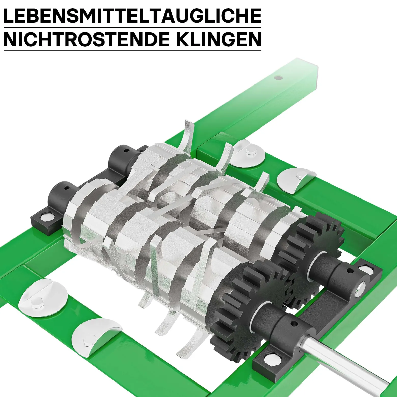 Wiltec Obstmühle mit 7L Trichter und runder Handkurbel Obsthäcksler leicht zu reinigen für Saftpresse Obstpresse zur Herstellung von Saft Würze oder Most