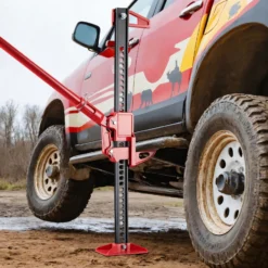 Wiltec Offroad Wagenheber mit 3000 kg Tragkraft 24 Zoll, Farm Jack mit Hubhöhe 125–480 mm für Geländewagen, SUV, ATV und Anhänger