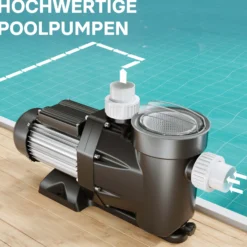 WilTec Poolpumpe 28800 l/h 1300 W Schwimmbadpumpe Filterpumpe Umwälzpumpe