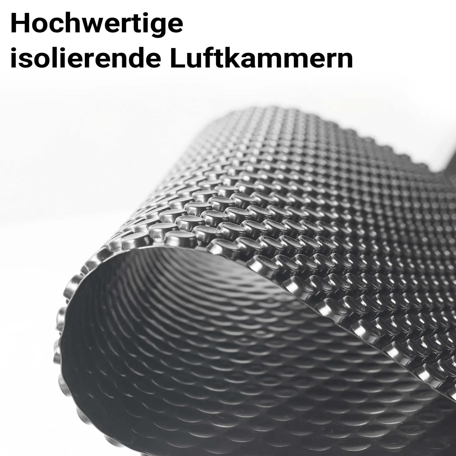 Wiltec Pool Solarfolie Ø 5 m, schwarz, Poolheizung aus 400 µ starkem PE Film, Poolabdeckung Poolplane Solarplane rund