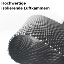 Wiltec Pool Solarfolie 5 x 8 m, schwarz, Poolheizung aus 400 µ starkem PE Film, Poolabdeckung Poolplane Solarplane rechteckig
