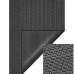 Wiltec Pool Solarfolie 5 x 8 m, schwarz, Poolheizung aus 120 µ starkem PE Film, Poolabdeckung Poolplane Solarplane rechteckig