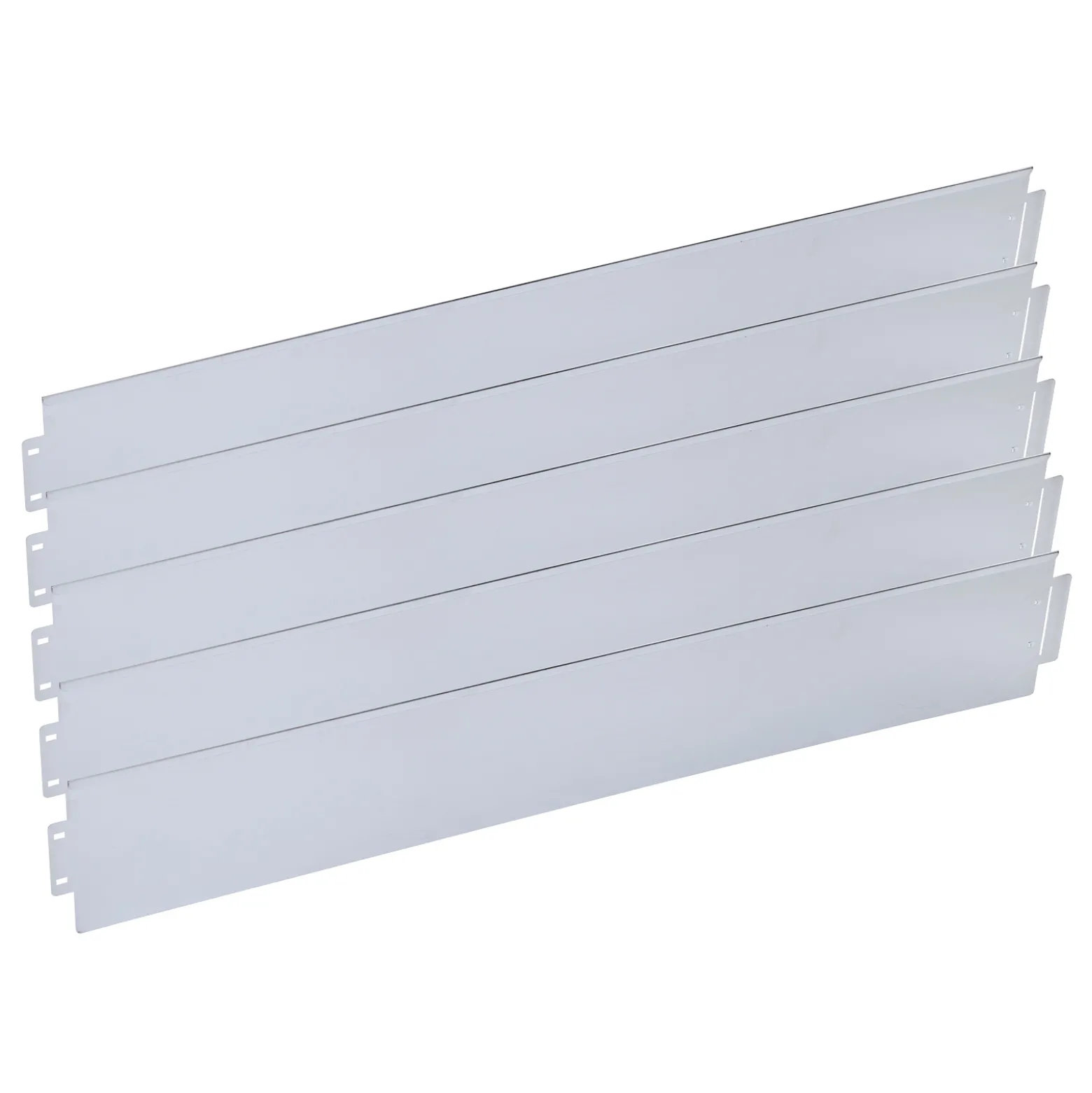 Wiltec Rasenkante aus Stahl 40 m Beetumrandung bestehend aus 40 Elementen je 100 x 14 cm, Beeteinfassung als Stecksystem, verzinkte Mähkante