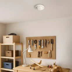 Wiltec Rauchmelder vernetzt 2x mit 10-Jahres-Batterie und Funktechnologie Fotoelektrischer Feuermelder mit 85 dB Alarm für effektiven Brandschutz in Wohnung und Haus