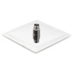 Wiltec Regendusche Duschkopf Quadratisch 25x25cm Edelstahl Kopfbrause Rainshower Brausekopf