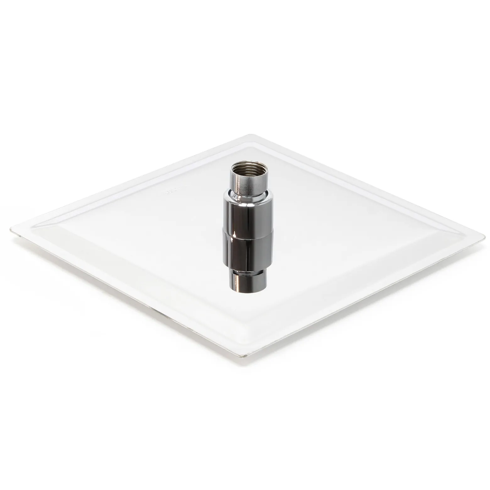Wiltec Regendusche Duschkopf Quadratisch 25x25cm Edelstahl Kopfbrause Rainshower Brausekopf