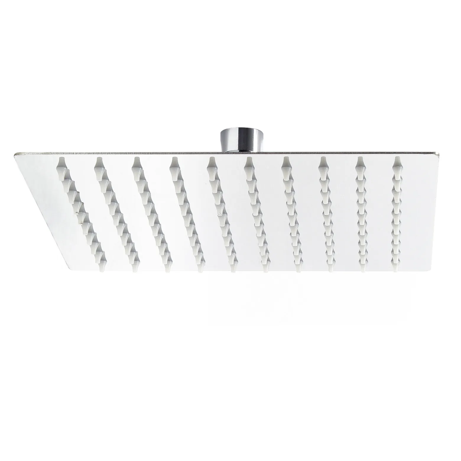 Wiltec Regendusche Duschkopf Quadratisch 25x25cm Edelstahl Kopfbrause Rainshower Brausekopf