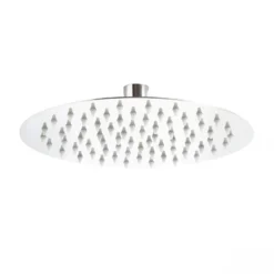 Wiltec Regendusche Duschkopf Rund 25cm Edelstahl Kopfbrause Rainshower Brausekopf