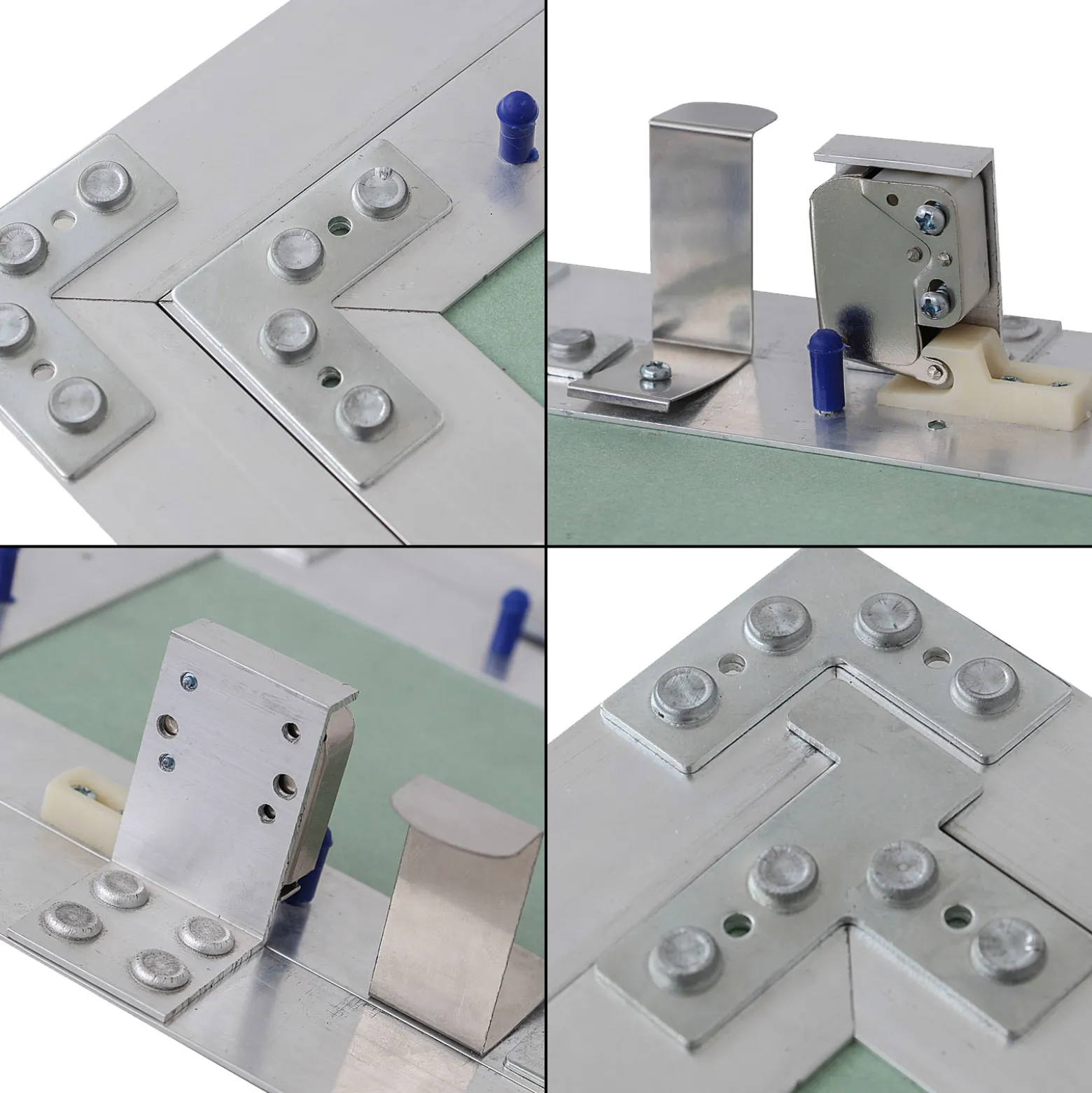 Wiltec Revisionsklappe 30 x 30 cm Revisionstür mit Aluminiumrahmen, Revisionsöffnung mit 12,5 mm Gipskartoneinlage, Revi Klappe für Trockenbau