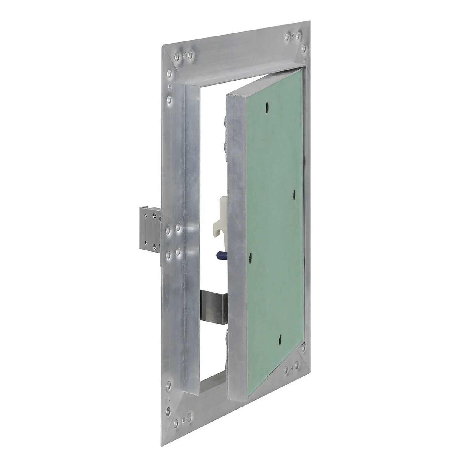 Wiltec Revisionsklappe 30 x 60 cm Revisionstür mit Aluminiumrahmen, Revisionsöffnung mit 12,5 mm Gipskartoneinlage, Revi Klappe für Trockenbau