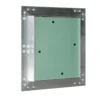 Wiltec Revisionsklappe 60 x 60 cm Revisionstür mit Aluminiumrahmen, Revisionsöffnung mit 12,5 mm Gipskartoneinlage, Revi Klappe für Trockenbau