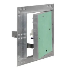 Wiltec Revisionsklappe 60 x 60 cm Revisionstür mit Aluminiumrahmen, Revisionsöffnung mit 12,5 mm Gipskartoneinlage, Revi Klappe für Trockenbau