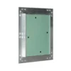 Wiltec Revisionsklappe 20 x 25 cm Revisionstür mit Aluminiumrahmen, Revisionsöffnung mit 12,5 mm Gipskartoneinlage, Revi Klappe für Trockenbau