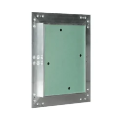 Wiltec Revisionsklappe 25 x 30 cm Revisionstür mit Aluminiumrahmen, Revisionsöffnung mit 12,5 mm Gipskartoneinlage, Revi Klappe für Trockenbau
