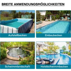 Wiltec Sandfilteranlage 370 W mit 26l Filtertank und selbstansaugender Pumpe 13200 l/h, Sandfilterpumpe, Pool-Pumpe