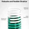 Wiltec Saugschlauch Druckschlauch 25m, flexibel, 20mm (3/4") grün - Made in Europe, zum Anschluss an Teichpumpen und Hauswasserwerke