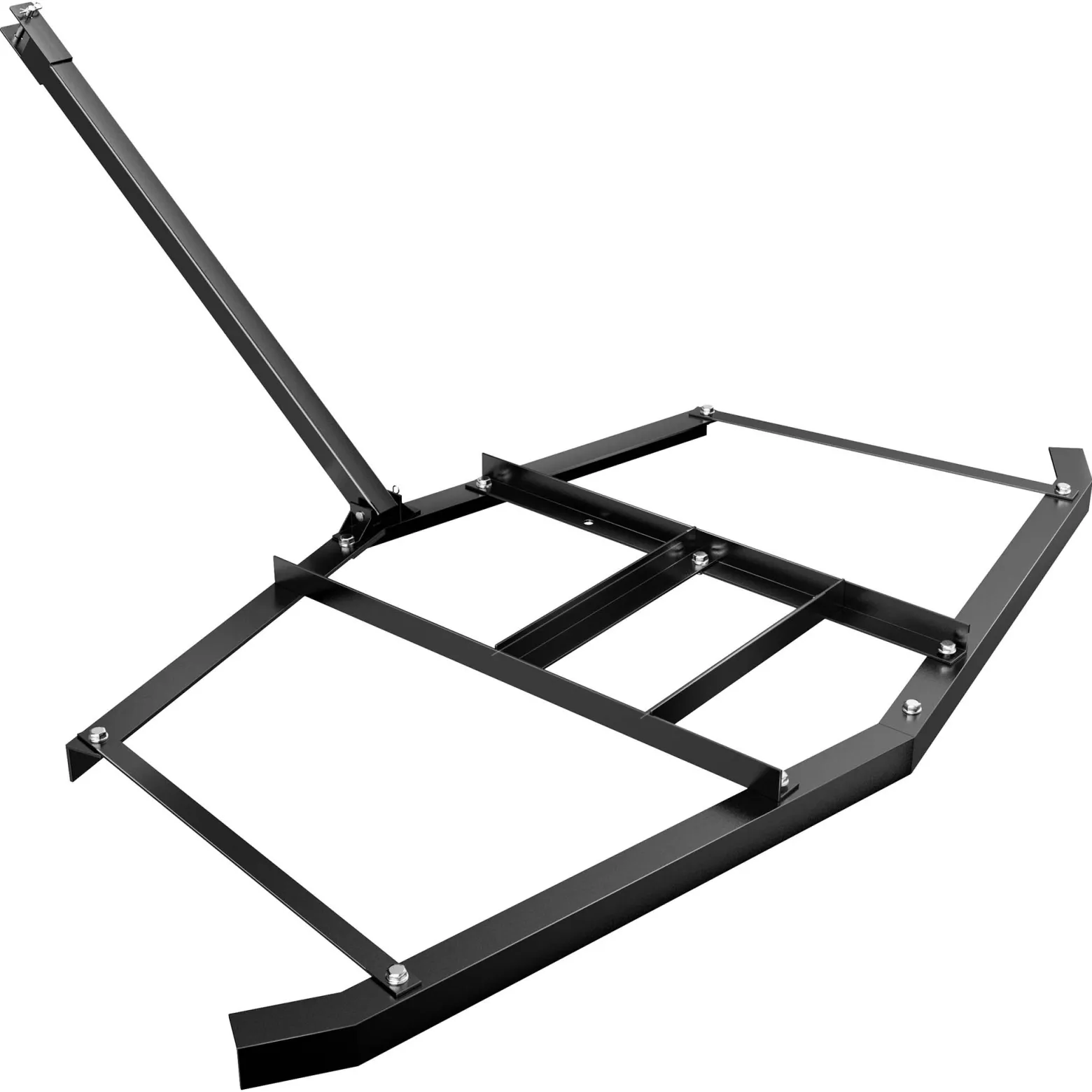 Wiltec Schleppegge 172 x 90 cm, Wiesenegge für Rasentraktor, ATV und UTV, Wiesenschleppe zur Bodenbearbeitung und Bodennivellierung