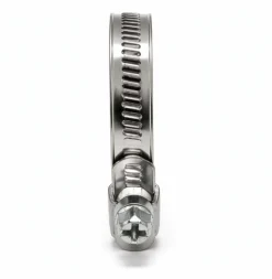 Wiltec Schneckengewindeschelle W1 12mm Bandbreite 46-70mm Spannbereich verzinkt für Schläuche flexible Schlauchschelle