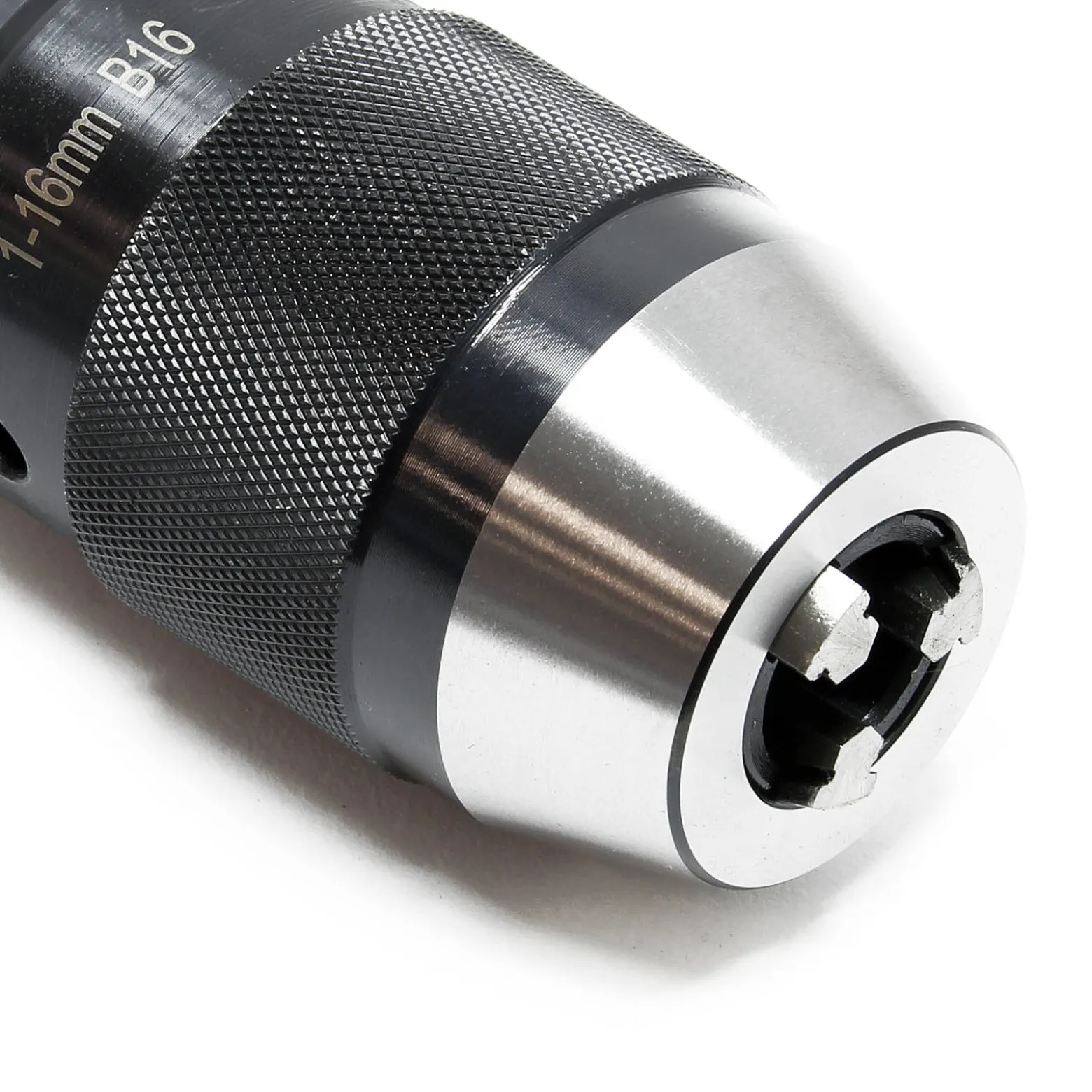 Wiltec Schnellspannbohrfutter MK2-B16 mit 16mm Spannbereich und integriertem Morsekegel Bohrfutter für Bohrmaschine Fräsmaschine Drehmaschine