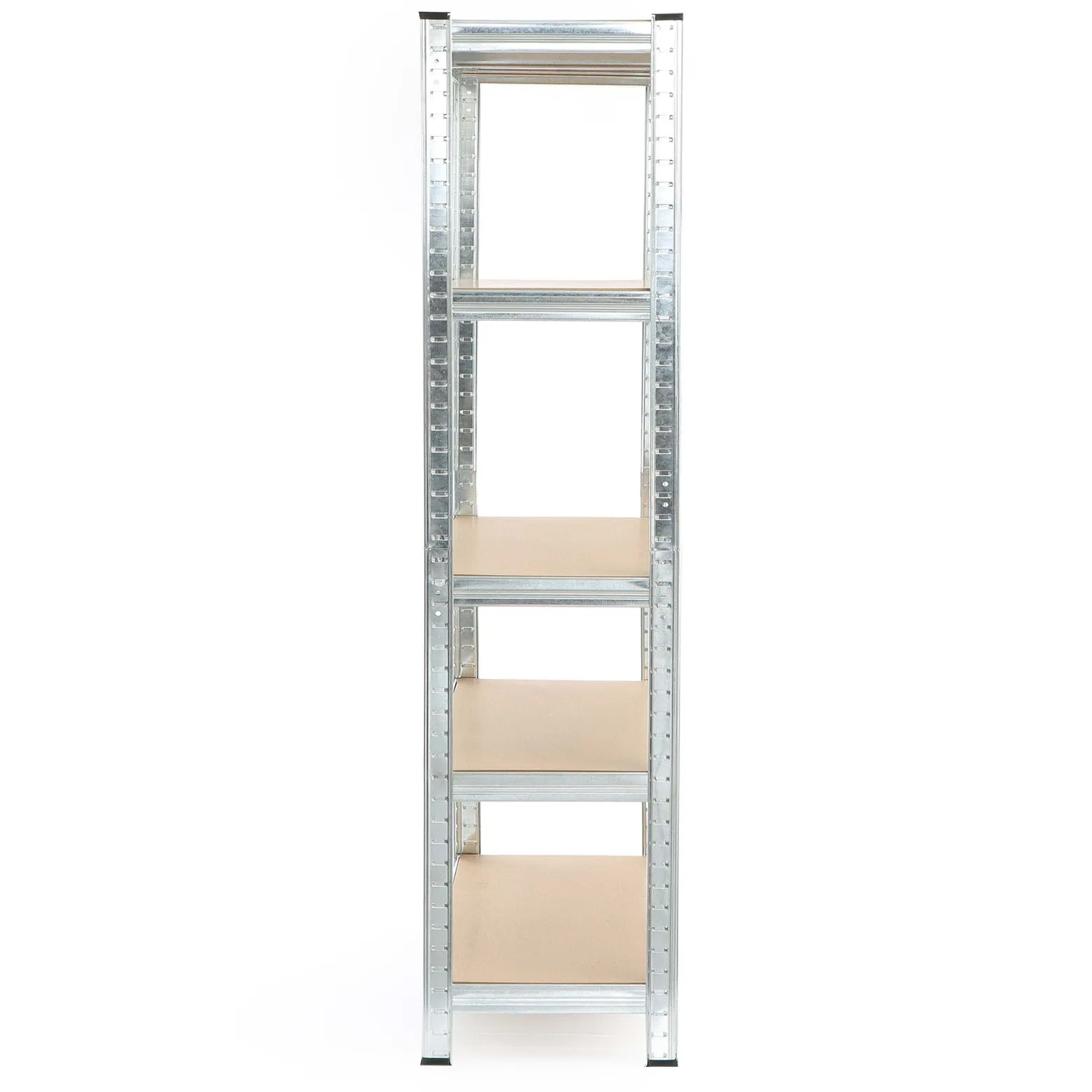 Wiltec Schwerlastregal 120x60x204cm, 200kg/Ablage, Steckregal verzinkt aus Stahl, Lastenregal mit 5 Ablagen, Werkstattregal