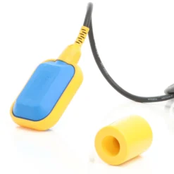 Wiltec Schwimmerschalter für Pumpen, 230VAC 16A, Pegelschalter für Tauchpumpen, Wechsler mit 5 m Kabel